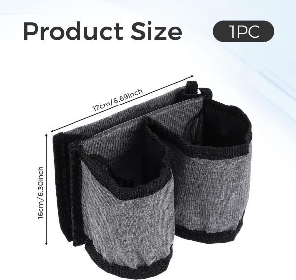 Anti-Spill Cup Holder Drink Holder Water Bottles Holder for Your Desk or Table - Foldable and Portable for Travel, Airplanes, Cafes, Desks, Tables and Wheelchairs - Image 2