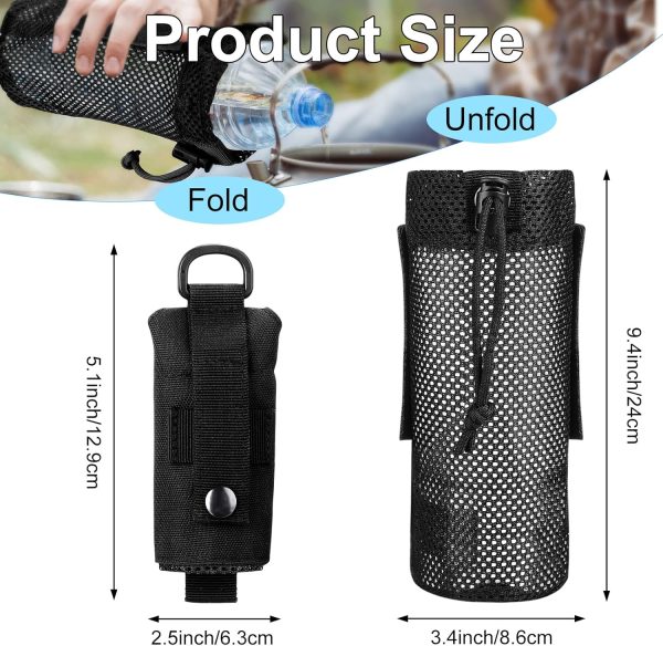 Reusable 4-Hole Drink Carrier with Handle for Delivery，Foldable Cup Caddy Tray, Durable Coffee/Beer Holder Accessories Compatible with , Grubhub,Eats Drivers，Car & Takeout Use - Image 2